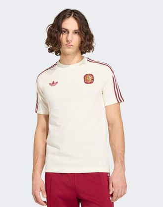 adidas Spain Originals - T-shirt bianco sporco