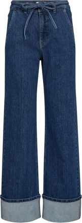 Co'Couture Jeans, Dames, Blauw, S, Katoen, Moderne Enkel Jeans