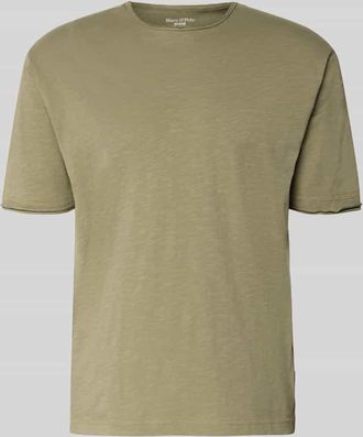 Marc O'Polo Denim Marc OPolo Denim Relaxed Fit T-Shirt aus reiner Baumwolle in Taupe, Gr&ouml;&szlig;e XXL