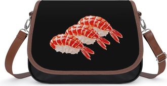Generic Sushi1 Shrimp Fashion Womens Crossbody Bags Novelty Handbag Shoulder Bag Purse