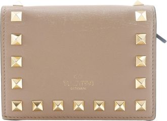 Valentino Beige Leather Wallet (Bi-Fold) (Pre-Owned)