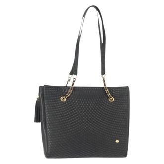 Bally Pre-owned Shoulder Bags, female, Blue, Size: ONE SIZE Pre-owned Vintage chain shoulder bag