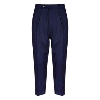 Berwich Broeken, Heren, Blauw, M, Wol, Chiaia Broek