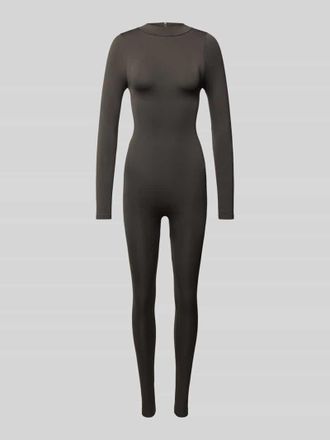 Magic Bodyfashion MAGIC Bodyfashion Jumpsuit in körpernaher Passform mit rückseitigem Reißverschluss in Dunkelbraun, Größe XXL