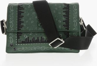Off-white Bandana-Print Fabric Shoulder Bag SOFT JITNEY 1.4 Off-White