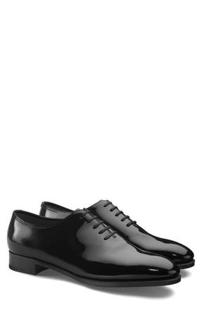 John Lobb Marldon Patent Leather Oxford in Black at Nordstrom, Size 10.5Us