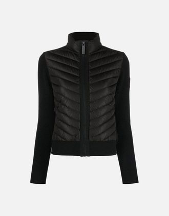 Canada Goose Womens Womens Hybridge Knitted Jacket Black - Size: 10/8