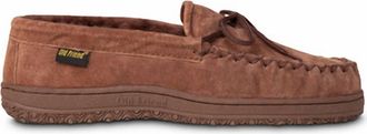 Old Friend Footwear Mens Loafer Moccasin In Dark Brown