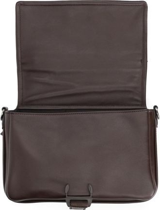 Fendi Mens Messenger Bag Flux Brown Leather Calf Shoulder