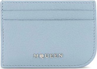 Alexander McQueen Portacarte in pelle - Blu