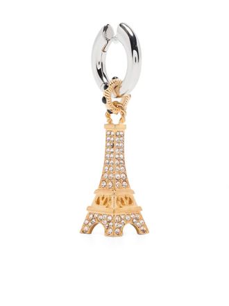 Valentino Garavani Eiffel Tower crystal-embellished earrings - Gold