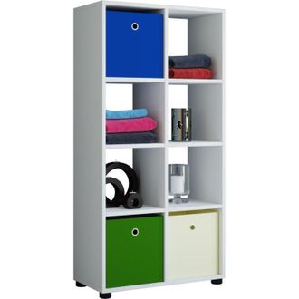 ebuy24 Ebuy24 - Scaffale in legno vcm Scaffale salvaspazio Dimensioni: a. 123 x l. 60 x p. 30 cm Mensola elegante Scaffale di stoccaggio Scaffale - Benas