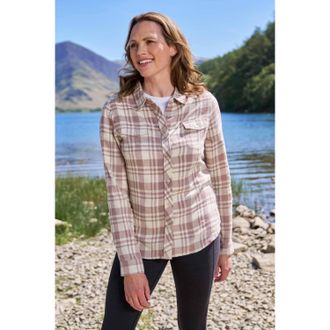 Mountain Warehouse Dames/Dames Willow Flanellen Overhemd (Beige)