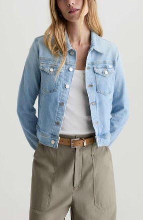 AG - Adriano Goldschmied Robyn Stretch Denim Jacket in Kings River at Nordstrom, Size X-Large