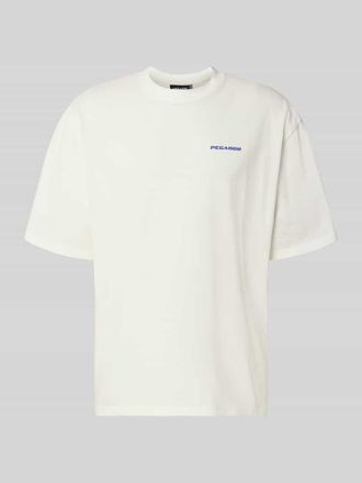 Pegador Oversized T-Shirt mit Label-Detail Modell Bovec in Offwhite, Gr&ouml;&szlig;e XXL