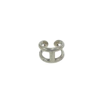 Herm&egrave;s Silver Silver 925 Band Ring (Pre-Owned)