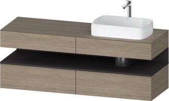 Duravit Qatego Consola Mueble Bajo Lavabo, 2 Extensiones, 2 - Duravit