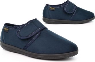 Generic Mens Comfort Slippers Size 6 Boys Slippers Size 13 Extra Large Slipper Mens Comfort Slipper Extra Large Touch Fastening Memory Foam Sizes 6-14 Navy 14