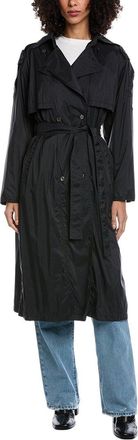Moncler Deva Long Trench Coat
