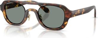 Giorgio Armani Square Zonnebril - Heren - Zonnebrillen - Bruin - 48 MM - Accessoires