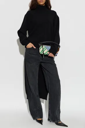 Alexander Wang Wide-leg Jeans, Womens, Black