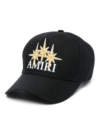 Amiri Starbust cap - men - Cotton/Lyocell - One Size - Black