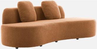 Sweeek Sof&aacute; Coma Borreguito De 3 Plazas