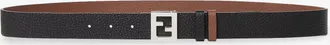 Fendi Cintura in pelle reversibile - FENDI - gender_Man
