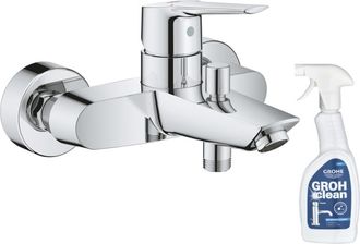 GROHE Quickfix Start 2021 Mezclador Mec&aacute;nico De Pared Para Ba&ntilde;o-ducha + Limpiador Grohclean - Grohe