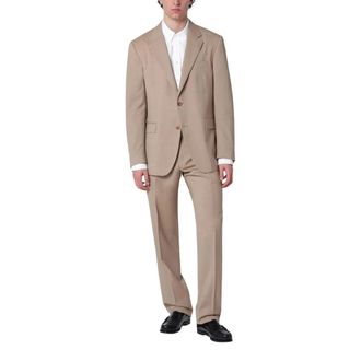 Lardini Single Breasted Suits, male, Beige, Size: XL Abito Monopetto