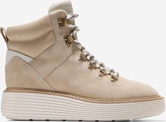 Cole Haan Womens &Oslash;riginal Grand Max Platform Waterproof Hiking Boots - Beige Size 10.5