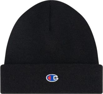 Champion Zwarte Beanie Wolmix Handwaspet - Heren - Hoeden - Grijs - ONE Size - Wol - Accessoires
