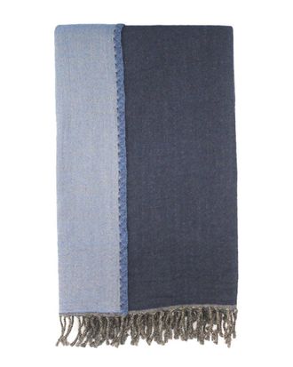 Melange Home Merino Wool Reversible Throw