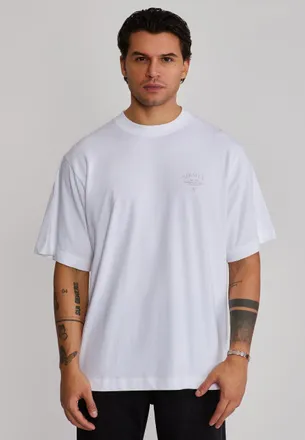 Siksilk Camiseta para Hombres Blanca Gr&aacute;fica XXL