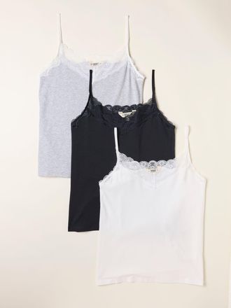 Fat Face FatFace Grey 3 Pack of Lace Vests