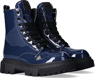 Calvin Klein Botas lug de charol con cremallera para niños