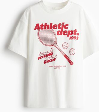 H&M Oversized T-Shirt - White