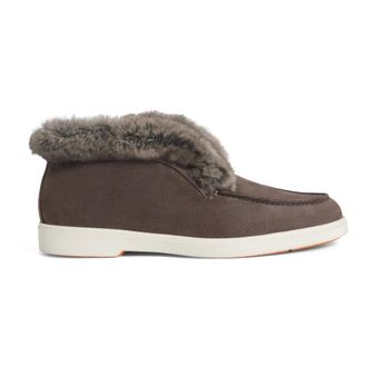 Santoni Desert Boot - Dames - Schoenen - Bruin - Maat: 36 1/2 EU Leer