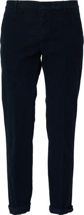 Dondup Black Relaxed Fit Needlecord Pants