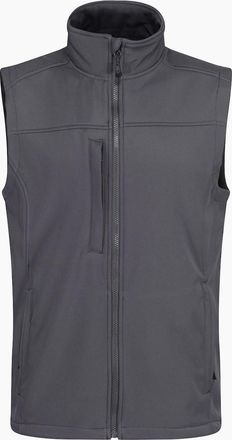 Regatta Mens Regatta Mens Flux Softshell Body Warmer - Black - Size: 40/Regular