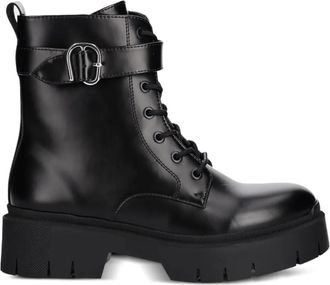 HUGO BOSS Stivali stringati - Nero