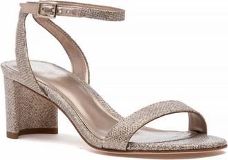 Pelle Moda Womens Moira 2 Sandals In Platinum Gold Metallic