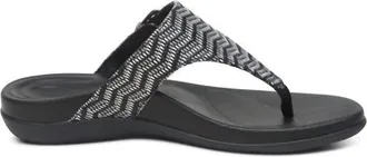 Aetrex Womens Rita Sandal In Oreo