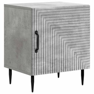 vidaXL Armario De Noche Gris Hormig&oacute;n 43 X 34,5 X 50 Cm Vidaxl