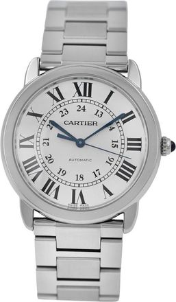Cartier Pre-owned Cartier Ronde Solo Automatic Silver Dial Mens Watch WSRN0021