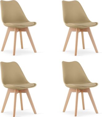 OEM Silla Mark - Beige Oscuro / Patas Naturales X 4