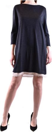 KANGRA Elegante Avondjurk voor Vrouwen - Dames - Korte kleedjes - Blauw - S - Kleedjes