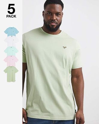 Voi Storm 5 Pack T-Shirts Long Length