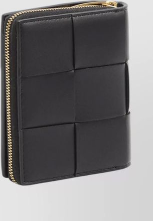 Bottega Veneta cassette lambskin bi fold small wallet