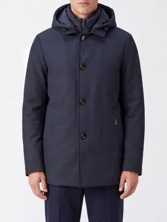 Moorer Padded Polyamide Parka with Hood and High Neck